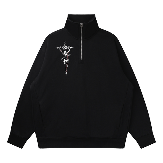 Adam & Eve Quarter-Zip - Black
